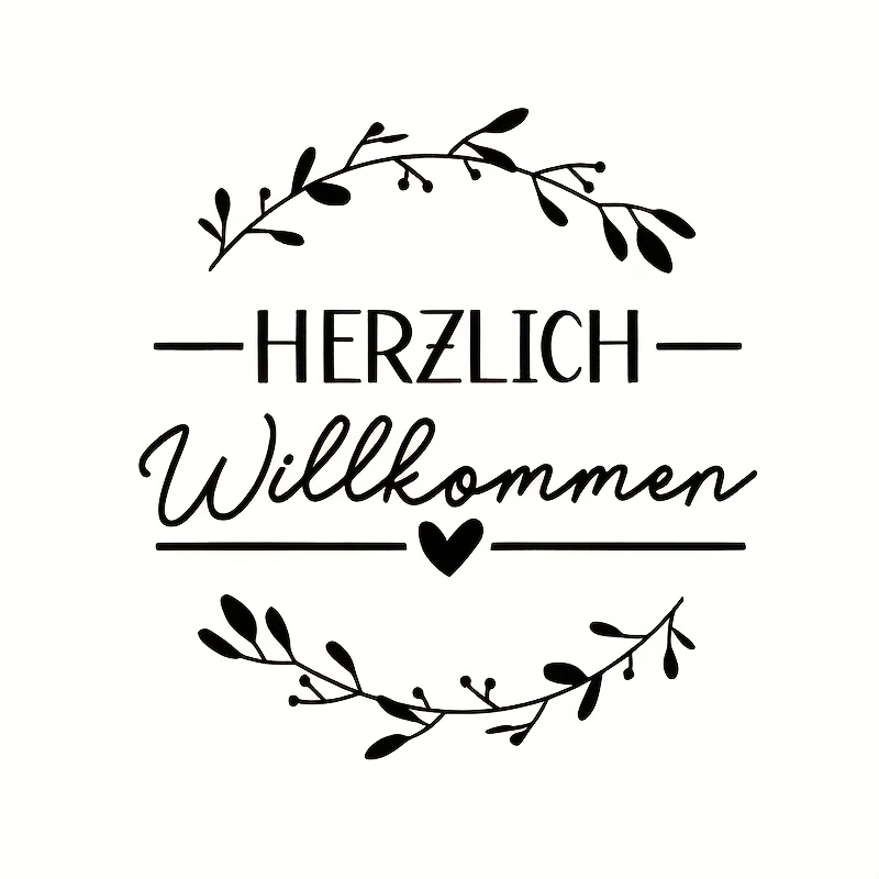 Window Label, Greeting, Decorative Mirror, Front Door Sticker, Vinyl Door Decals