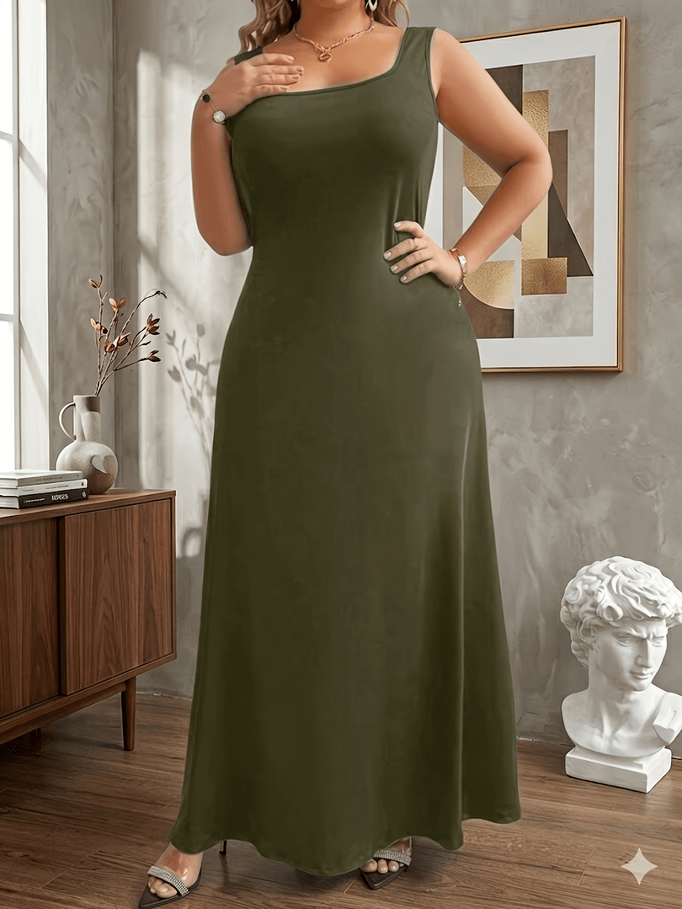 army green color dress sold on Temu United States army green color dress sold on Temu United States