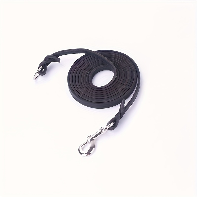 Leather Dog Leash, Long Cowhide Leash for Hands-Free Use