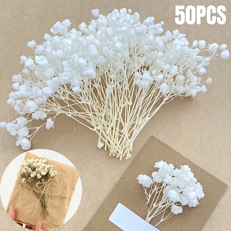 50pcs Realistic White Artificial Flowers - Plastic, No Maintenance,   Weddings, Christmas, Thanksgiving & Home Decor, Wedding Decorations | Realistic White Flowers | Plastic Flowers, Flower Decorations
