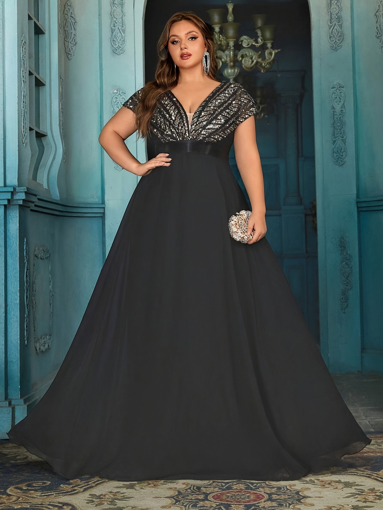 Plus Size plus size formal dress sold on Temu United States