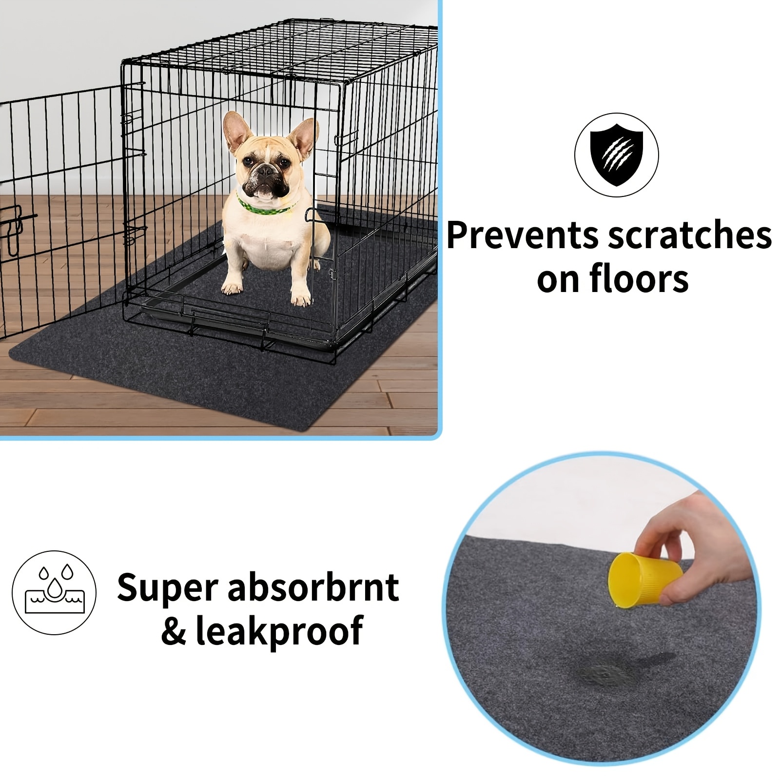 Durable Double-Layer Marine Felt Mat