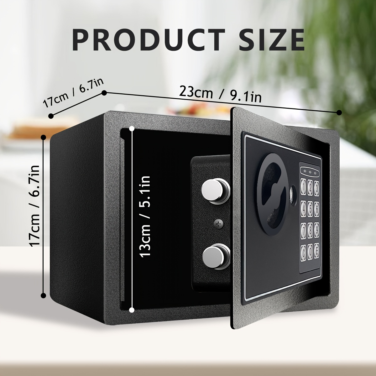 item picture fireproof safes with fireproof   sensor light digital keypad home safe with fireproof bag adjustable shelf   for   office   box