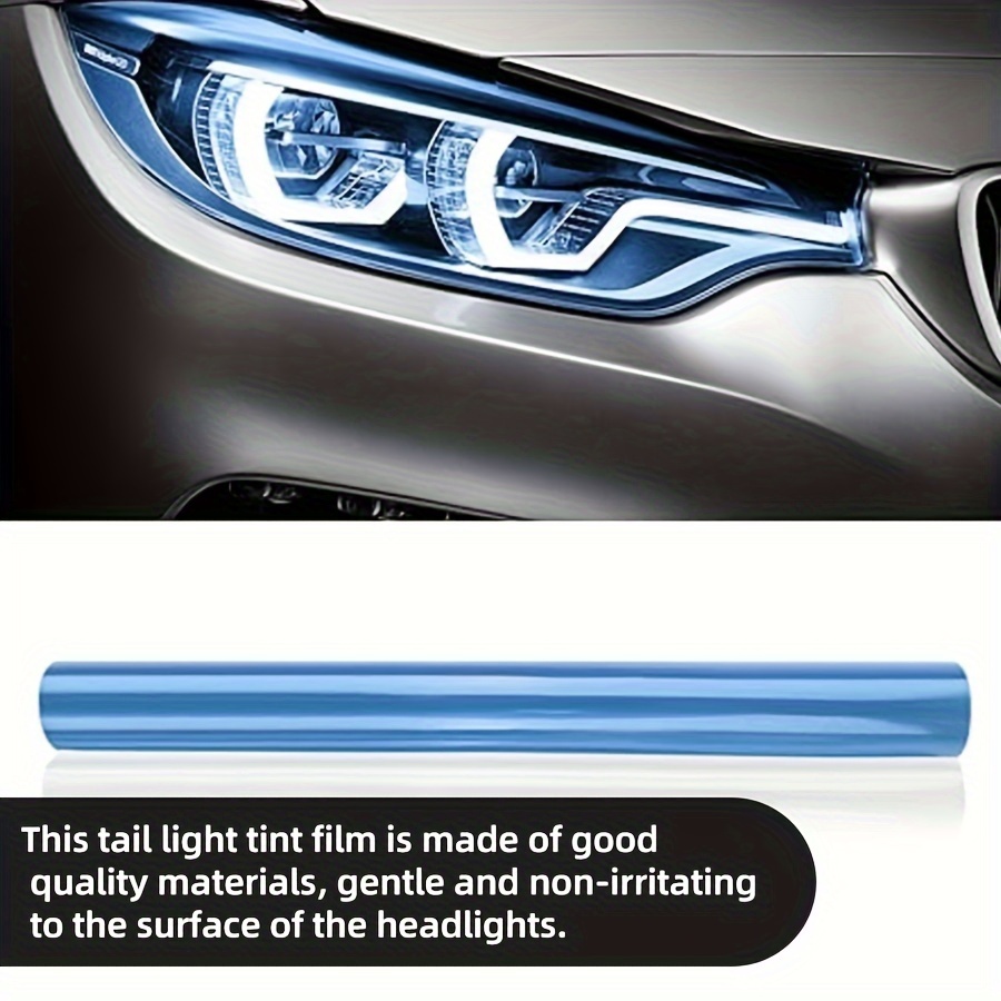Automobile Universal Bright Headlight Film Color Change Sticker Fog Lamp Protective Film Car Lamp Light Transmission Film Sticker Car Lamp Decoration