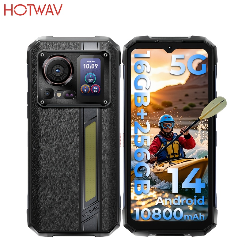 Hotwav 7 Pro 5g Rugged Phone 7050 200mp Rear Camera 24mp(night Vision) 14 6.6'' Fhd+ 2.4k 120hz Display Smartphone 16gb(up To 20gb Expansion) +256gb Rom(up To 2tb Expansion) 10800mah Mobile Phone