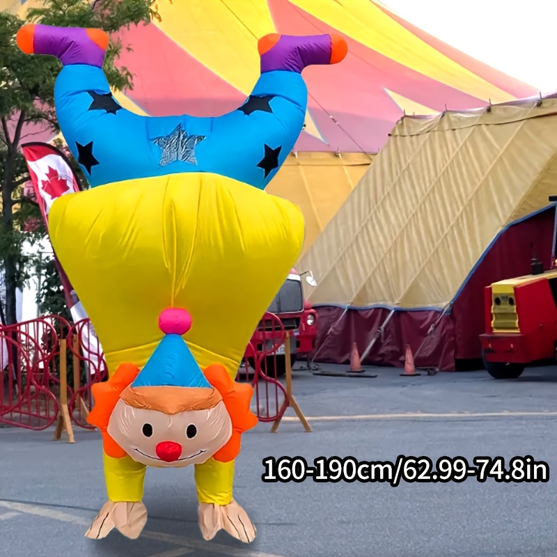 item picture fun inflatable clown costume suitable for masquerade balls christmas thanksgiving and parties adds fun to holiday parties 1pc dress up costume product