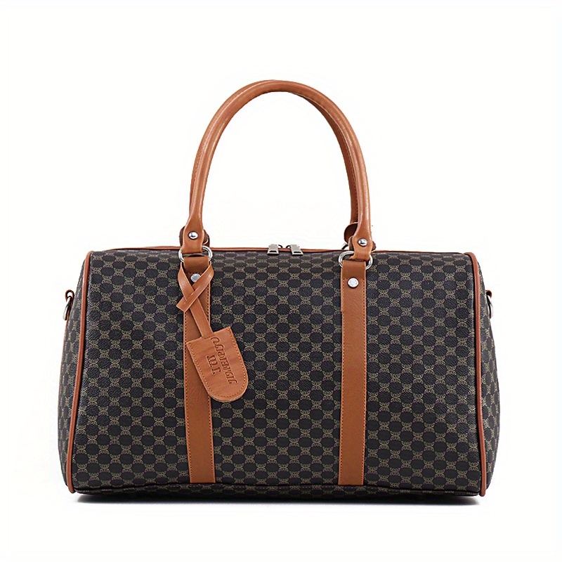 TEMU Fashionable Large-capacity Handbag For Business Travel, Clothing Storage, Outdoor Shoulder Bag, Unisex Crossbody Bag, Organizer Bag, Suitable For , Weekend Luggage Bag