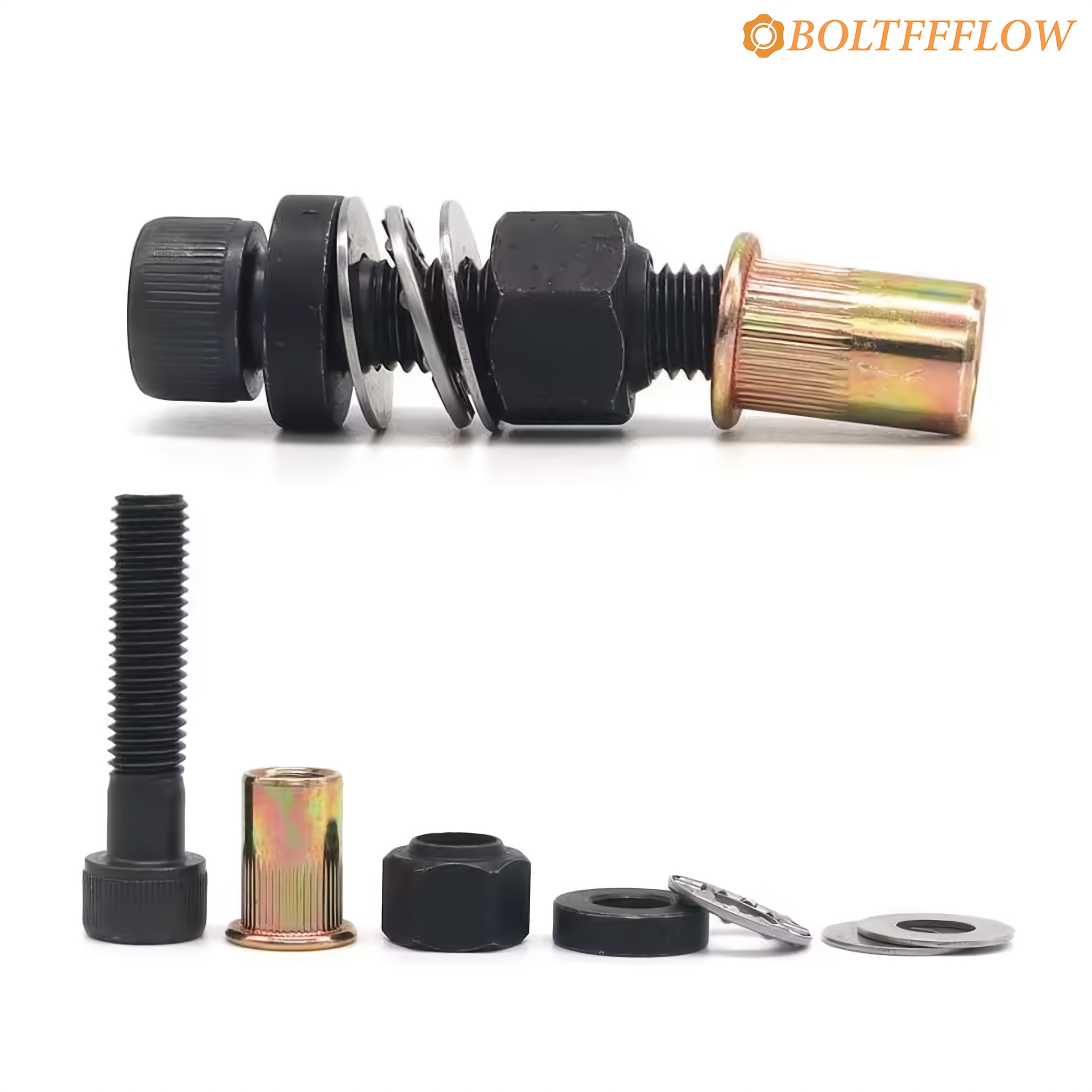 147pcs manual   tool set rivet gun with 7 sizes of rivets   m12 20pcs per size   hand   for diy and multi purpose metal   suitable for automotive use details 3