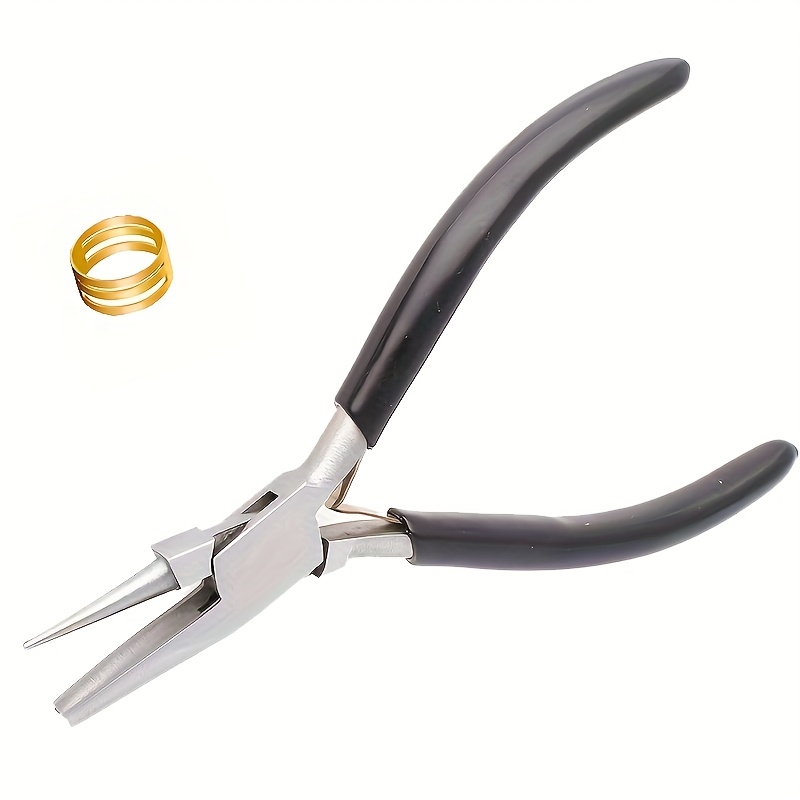 TEMU 2 pz/1 set pinze svasatrici di precisione con e anello , con semicircolare e ad ago semifessurato - Utensile per avvolgere e piegare filo , per