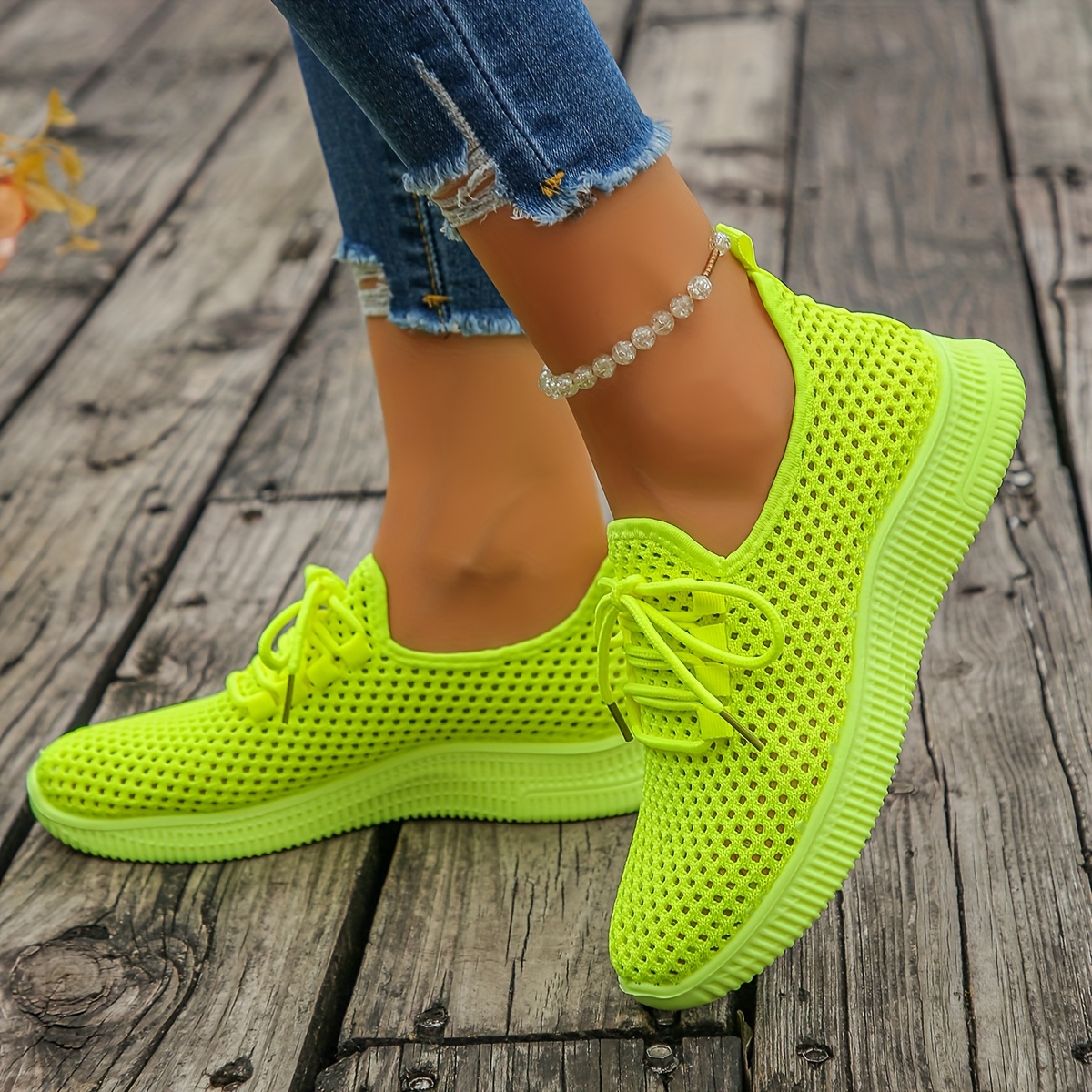 Women'S Vibrant Yellow Woven Slip-On Shoes | Eye-Catching Design, Ideal for Daily Outings, Casual Gatherings, or Leisurely Walks, Comfortable and Stylish, Perfect for Spring and Fall, Pair with Neutrals or Bold Colors