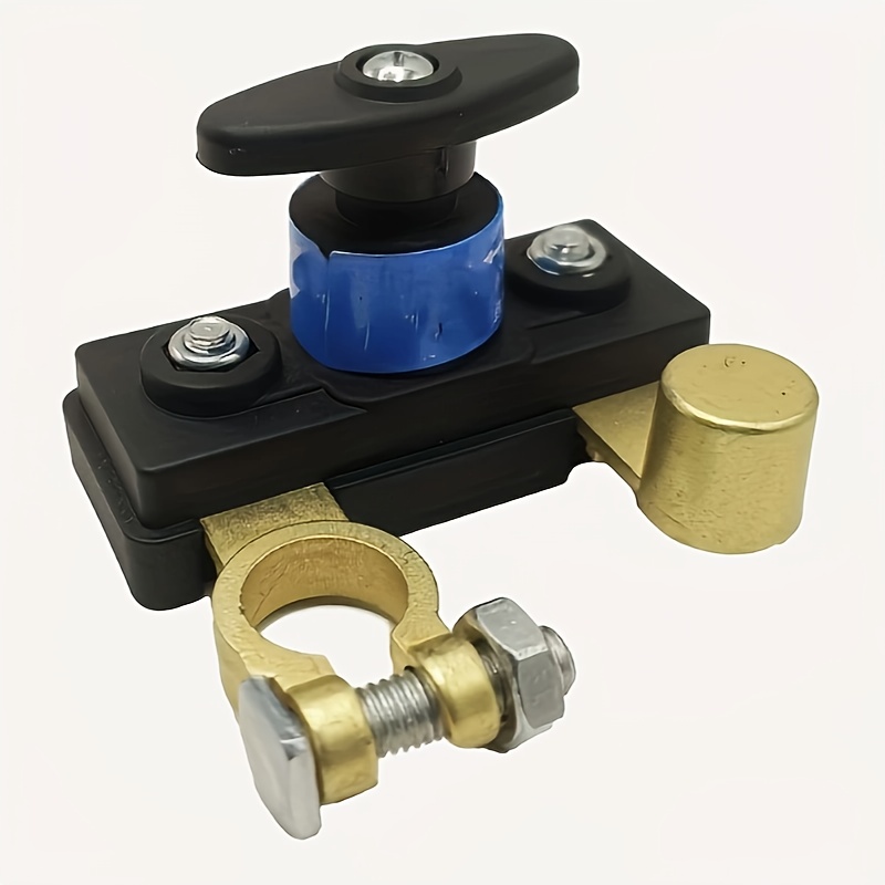 Disconnect Switch - Brass Negative Switch, 12-24v, Cut/off Kill Switch For Efficient Battery Management