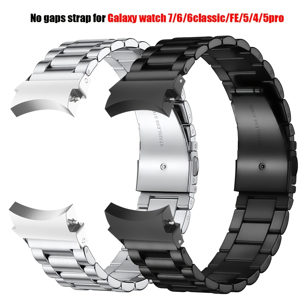 

Gapless Steel Band For Samsung 7/6/5/4/fe Gen 40mm 44mm Band, For 5 Pro 6 45mm 47mm 43mm 4 46mm 42mm Band