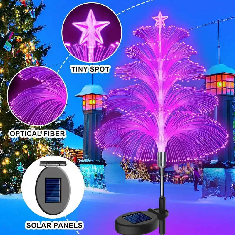 solar jellyfish lights 1 2 4 6 pack multicolor led outdoor garden stake lights 7 color changing pathway lights solar powered with nickel battery push button control plastic shade for patio pond road night lighting wedding party landscape decoration details 1