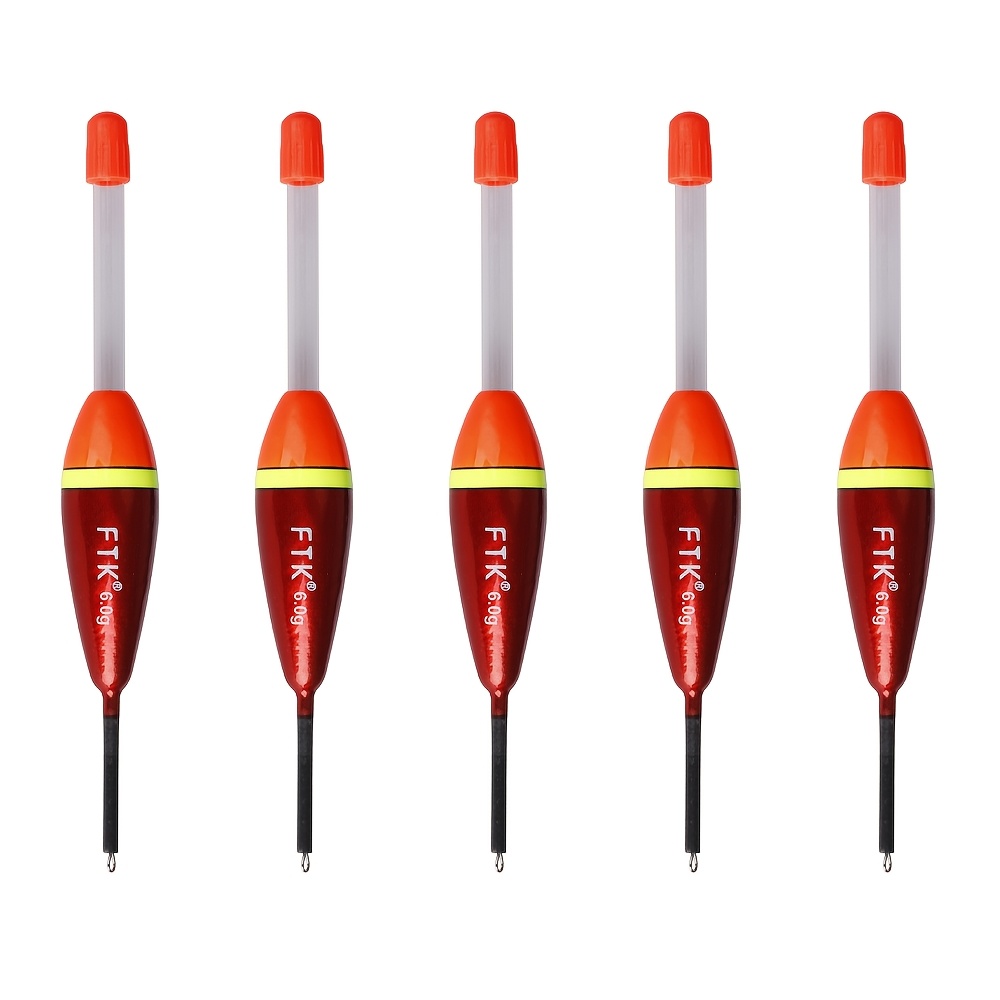 E-shop FTK 5er-Float-Set: 4g, 5g, 6g, -Float-Set mit verschiedenen Größen, exklusives -Farbdesign, ohne Batterie