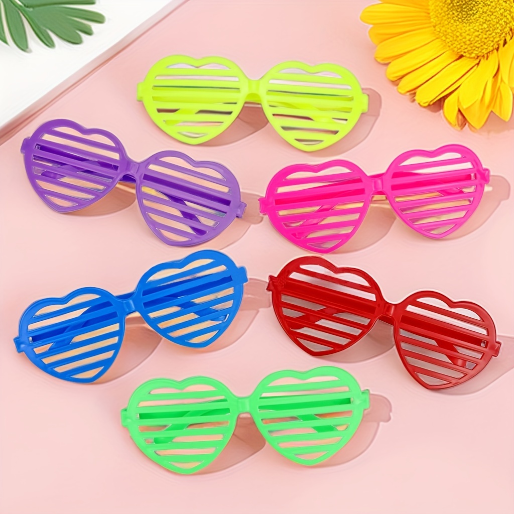 Gafas de sol de fiesta novedosas, gafas asimétricas de los años 80