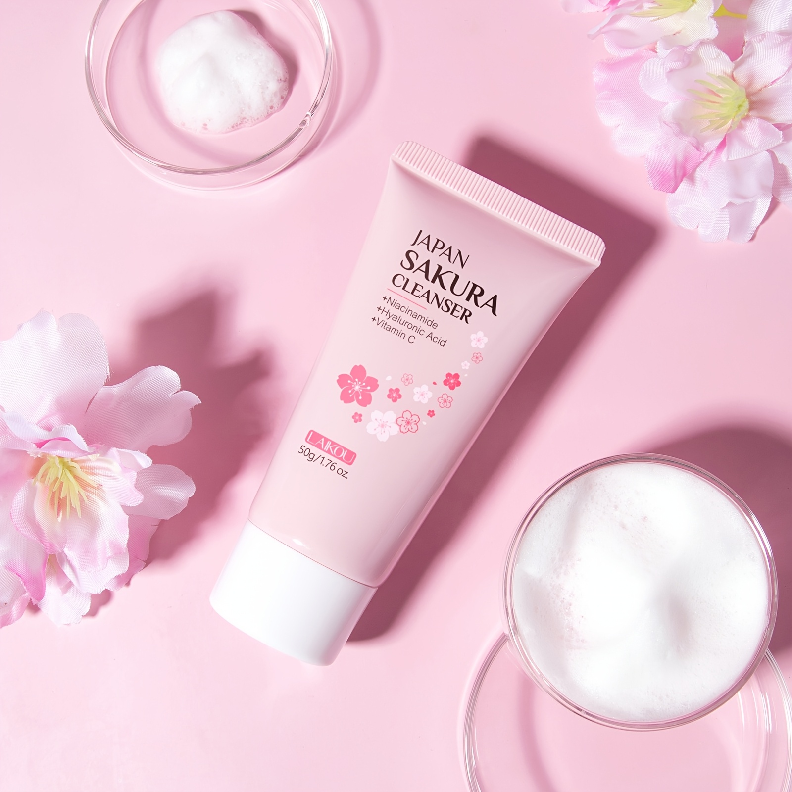 sakura skincare set hypoallergenic moisturizing - Temu