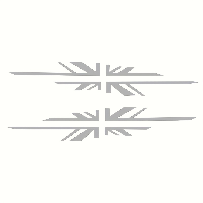 2pcs Fashionable Door Pillar Stickers, Graphic Decals, Bumper Vinyl Decals, Car Decals