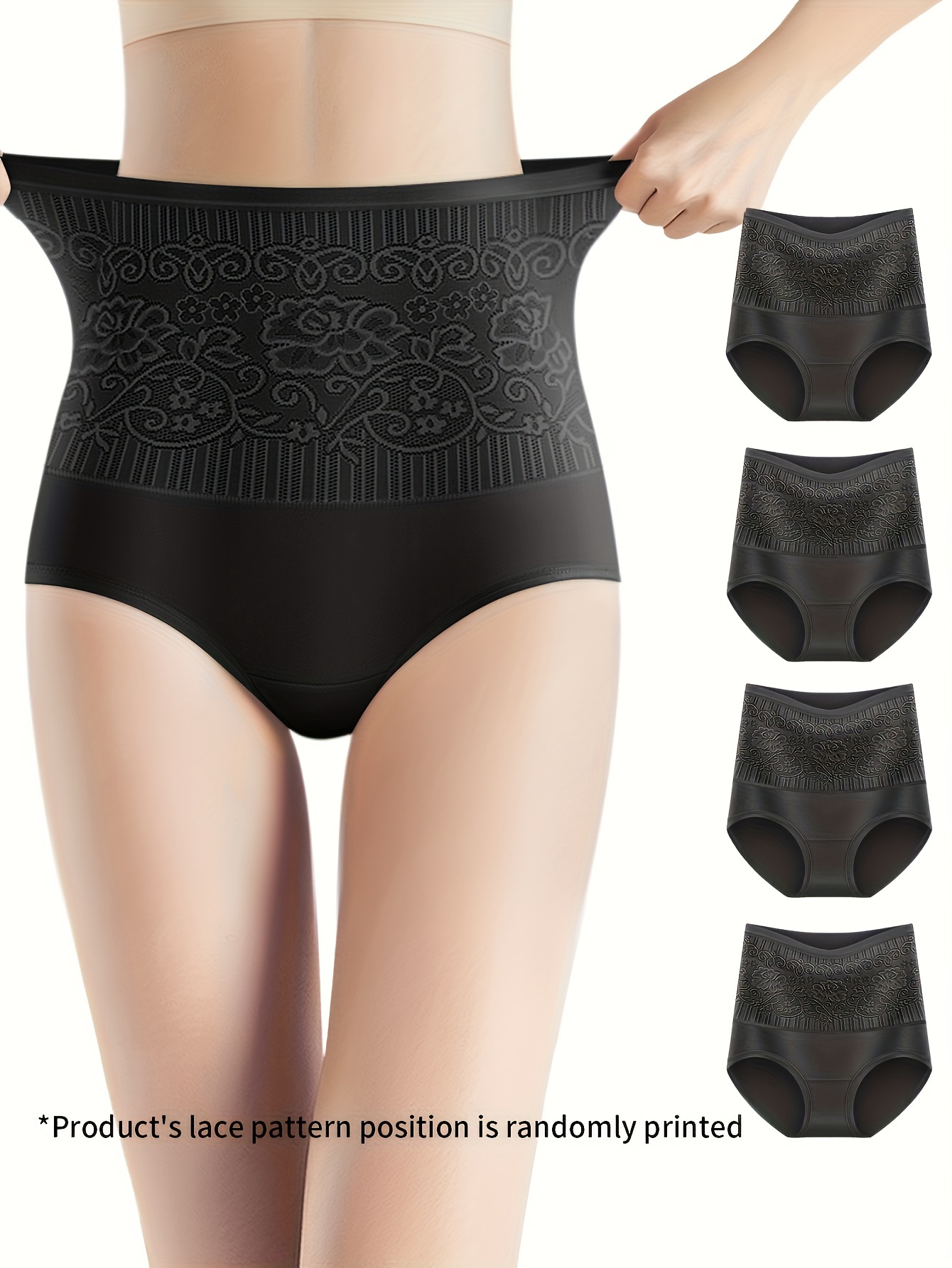 Women's Cotton Underwear Briefs Soft Breathable Full Coverage Ladies Panties  Underpants No Muffin Lingerie Black : : Clothing, Shoes &  Accessories