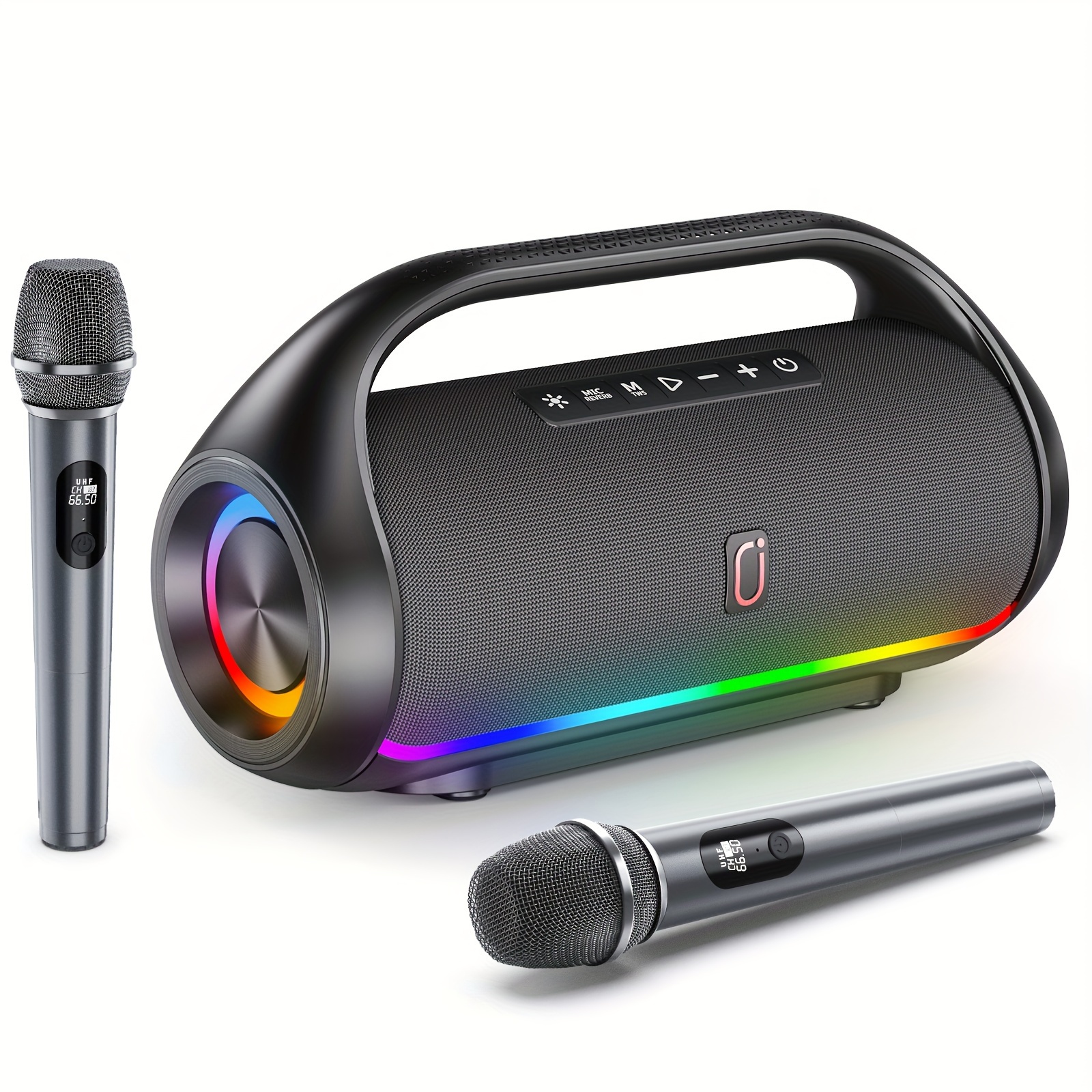 

Jyx D20-t Portable 2 Wireless Microphones, Rgb , For ,