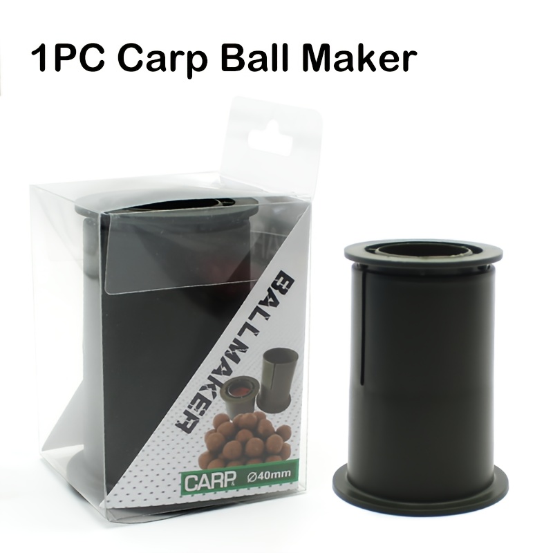 E-shop 1 Stück Karpfenköder-Ball, Karpfenköder-Hersteller, Feeder Boilies, -Werkzeuge, 40 mm Grundköder-Herstellung für Angelzubehör