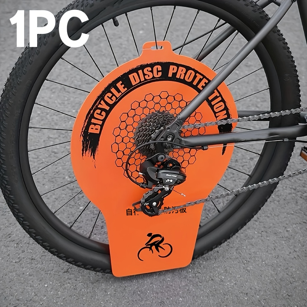 TEMU Pvc Bicycle Disc Brake Cleaning Tool Bicycle Chain Disc Brake Mudguard Brake Pad Cleaning Protection Pad Splash Proof Car Wash Protection Pad
