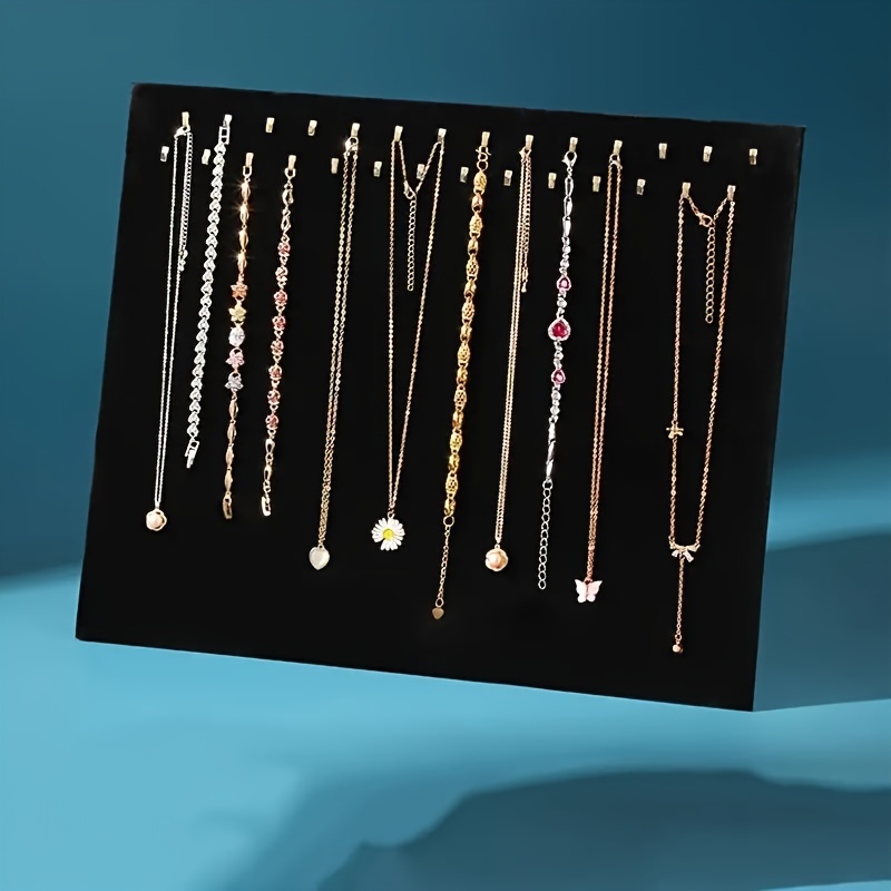 

An Elegant Velvet Earring Stand, A Jewelry Display Board For Showcasing Earrings, Necklaces, And Pendants, Organizing And Displaying Accessories,