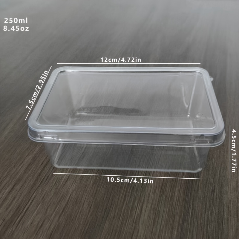 Image of 60pcs Transparent Dessert Boxes With Lids - Perfect For Homemade Meals, Tiramisu, Mousse, Pastries - Ideal For Birthdays, Parties, Holidays, Family Gatherings, And Travel