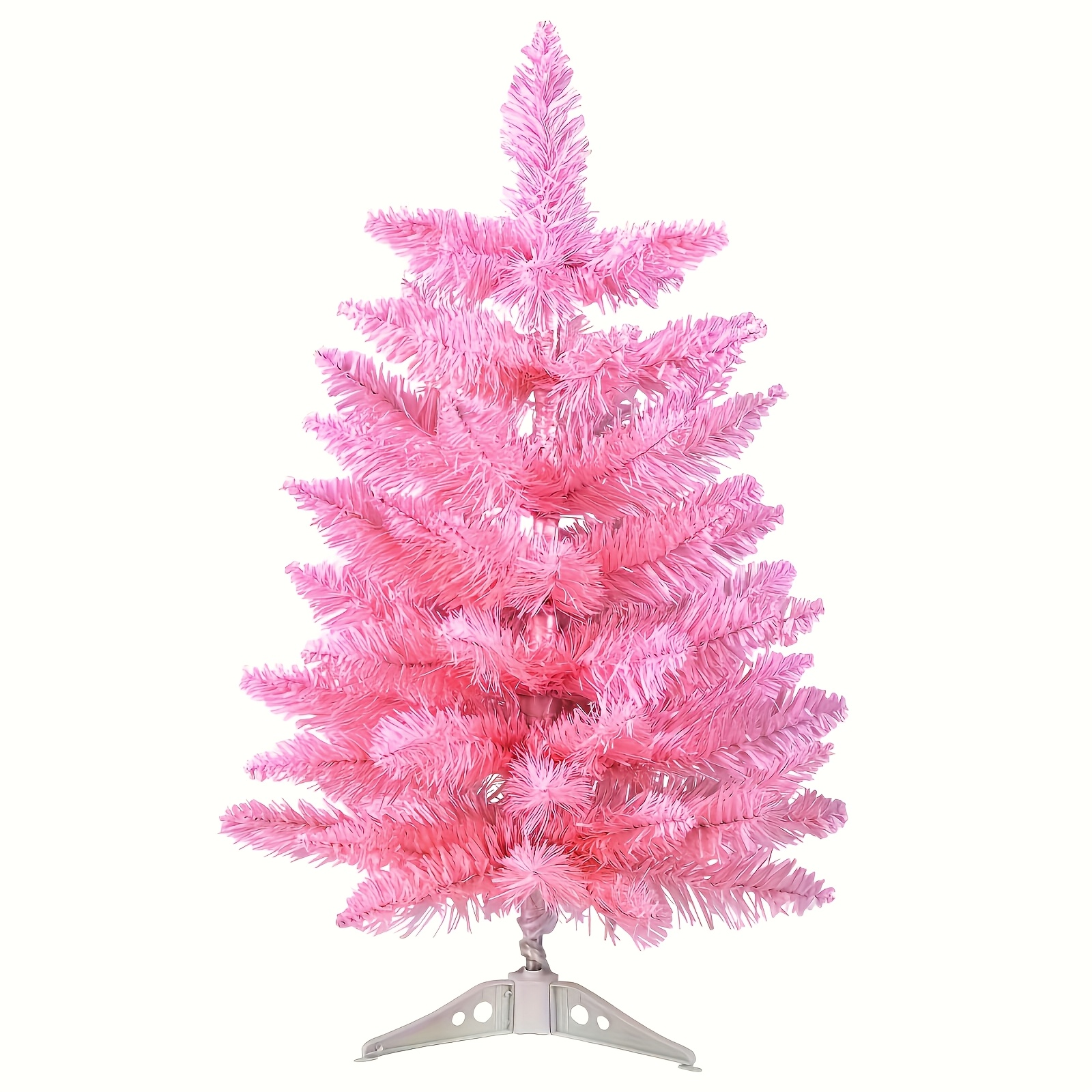 TEMU 1pc Pink Christmas Tree Simulation Christmas Tree Artificial Christmas Tree Display Window Decoration Desktop Ornament Decoration Christmas