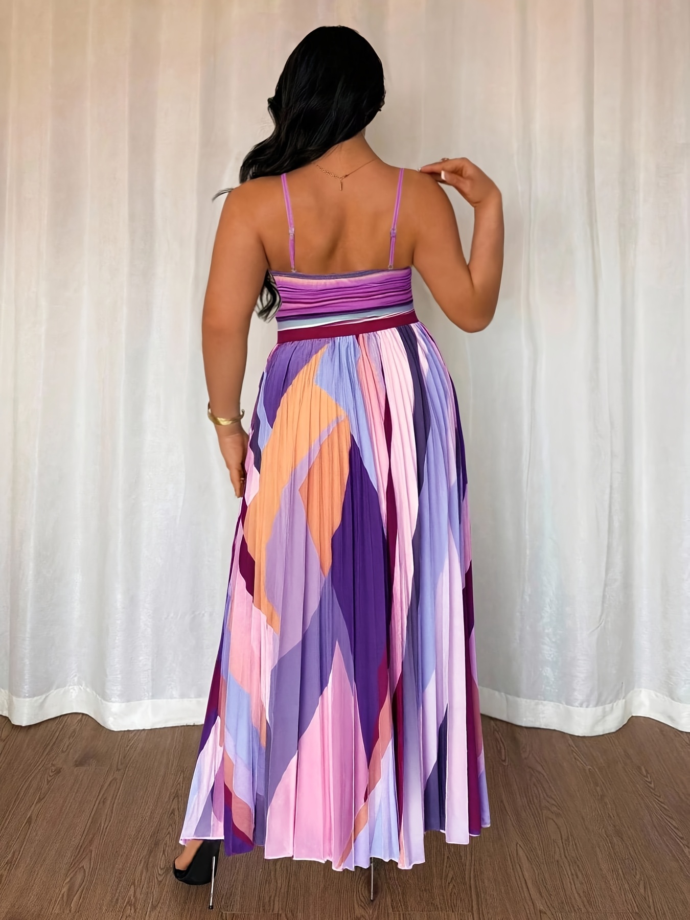 rainbow plus size formal dresses Morgan & Co 22124WM Prom Plus Size Formal Dress main image 1