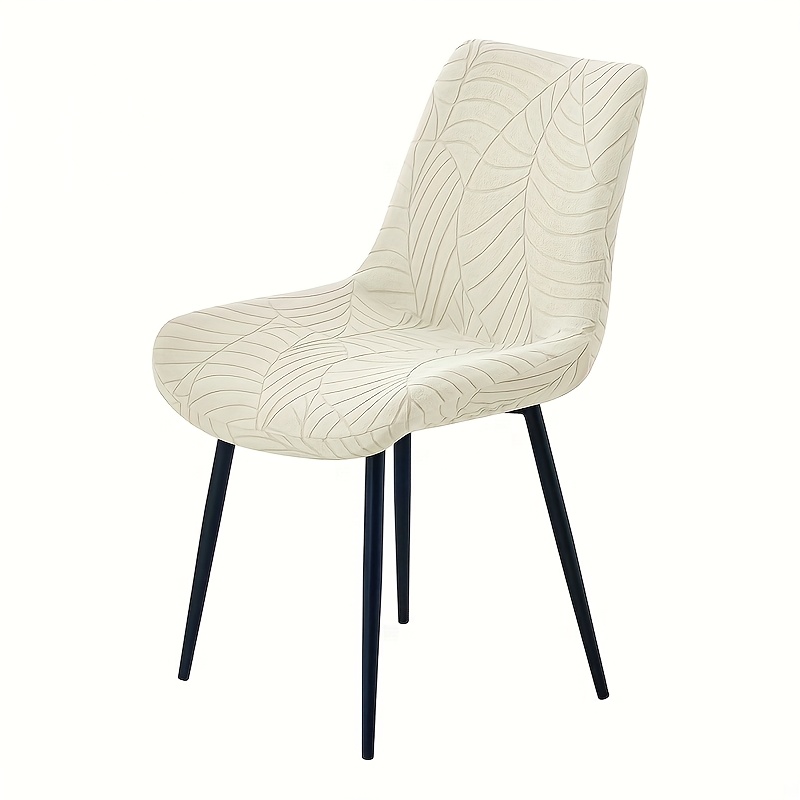 TEMU 1pc para Silla con de Hoja Elástica y Cierre Elástico - Diseño y Acolchado para Hogar, Sillas de Comedor de Hotel - Lavable a Máquina, Ajuste