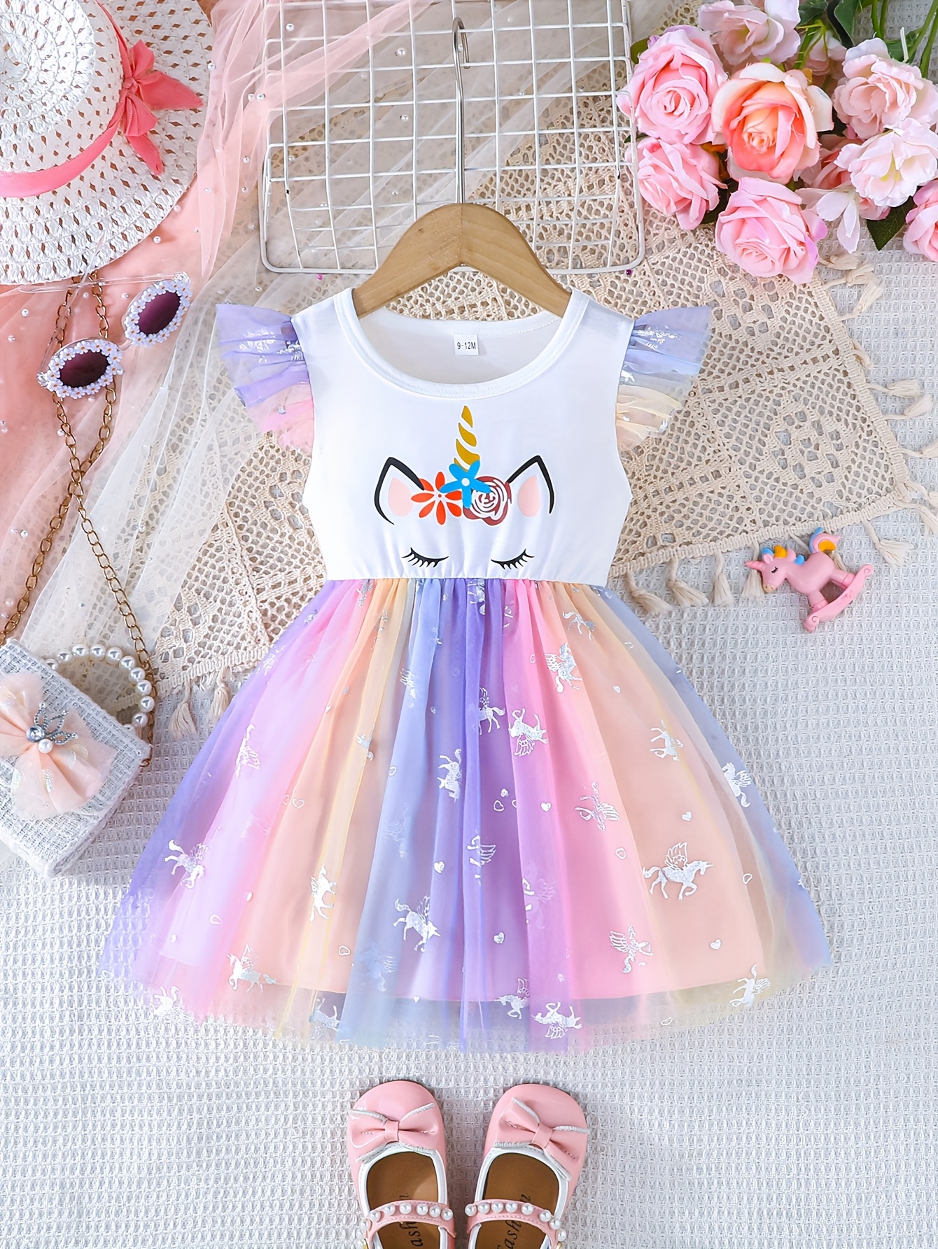 Rainbow Unicorn Dress Ropa De Unicornio Para NiÃ±as Unicorn