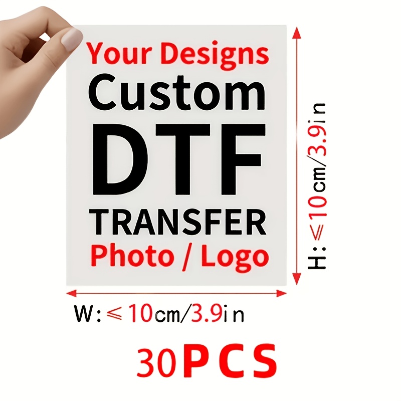 TEMU 10/30pcs Personalized Transfer Printing Pattern Hot Stamping Stickers Suitable For Clothing, Jeans, Sportswear, T-shirts, Cloth Bags, Pillows,