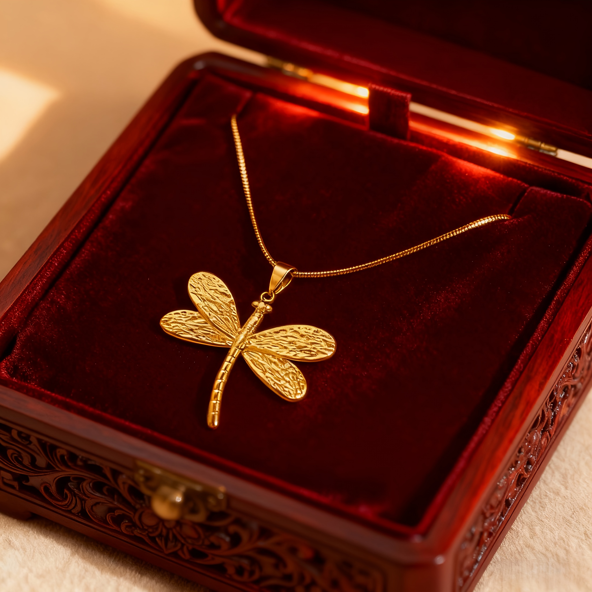Image of Choker | Retro Textured Animal Pendant | 18k Golden Plated Titanium Steel | Hypoallergenic & Sweatproof | Ideal For Daily Wear & Gifts