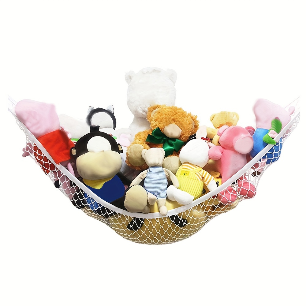 Stuffed Animal Net Or Hammock, Toy Hammock, Teddy Bear Hammock, There Are  25 Rubber Bands In The Elastic Of Our Stuffed Animal Storage Net (Large)