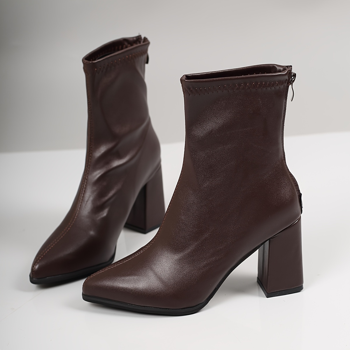 TEMU New Fashionable Versatile Trendy Easy Casual Daily Outerwear Women's Short Boots, Women Shoes