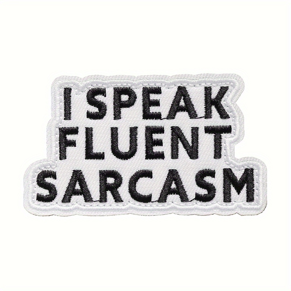 1pc Fashionable Patches, Fun Patches, Morale Patches For Jackets, Coats, Jeans, Hats, Socks, Backpacks
