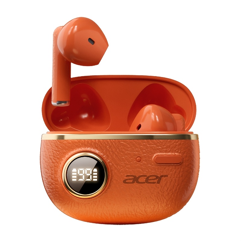 TEMU [Acer New] Casque sans fil V6.0 avec étui de chargement, réduction du bruit d' stéréo -auriculaire, chargement portable Type-C, adapté pour