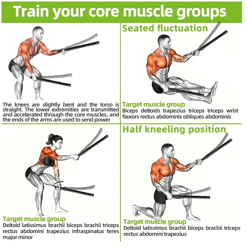 Cordless Fighting Rope Fitness Throw Large Rope, Household Men'S Physical Training Rope, Sports Fitness, Fighting Rope, Swing Rope, Strength Rope, Thick Rope, Battle Ropes