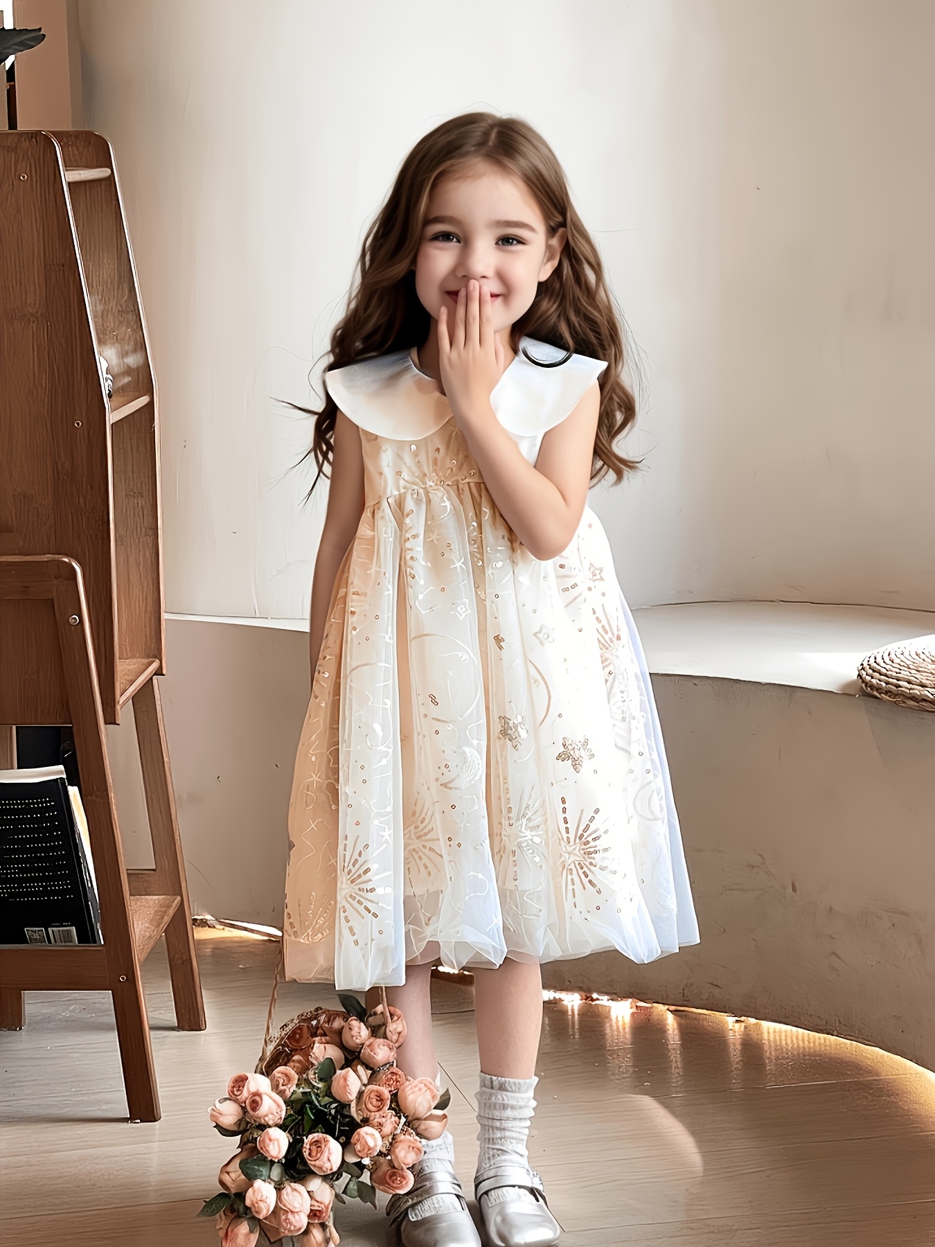 wedding dress for 4 year girl sold on Temu Japan