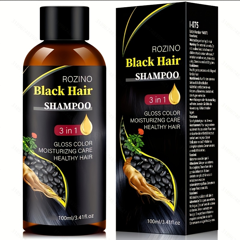 100ml Men's Black Hair Shampoo Moisturizes And Protects Hair Foam, Fresh, Smooth And Fluffy Feeling, Up Hair Vitality, Witnesses Hair, Beautiful, Light, Comfortable And Lasting Fragrance Needs