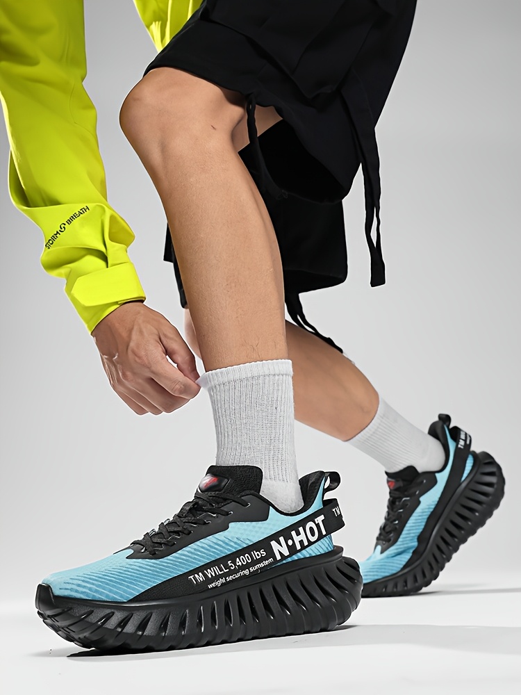 Sneakers, Men's Outdoor Trail Running Shoes, Breathable, Shock Absorption, Lightweight, Soft Sole, Training Mesh, Casual Fashion