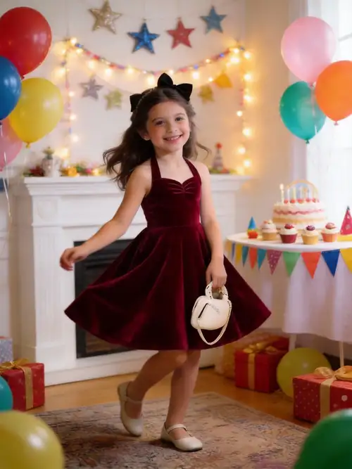 girls velvet dress - United Arab girls velvet dress - United Arab