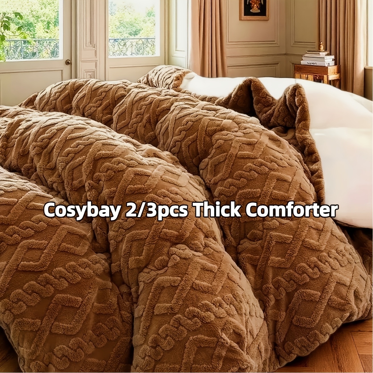 TEMU Comforter Sets Queen, Bed Comforter Sets, King Size Bed Comforter Sets, Comforter Sets King, Queen Size Comforter Set, 2pcs/3pcs Autumn Winter