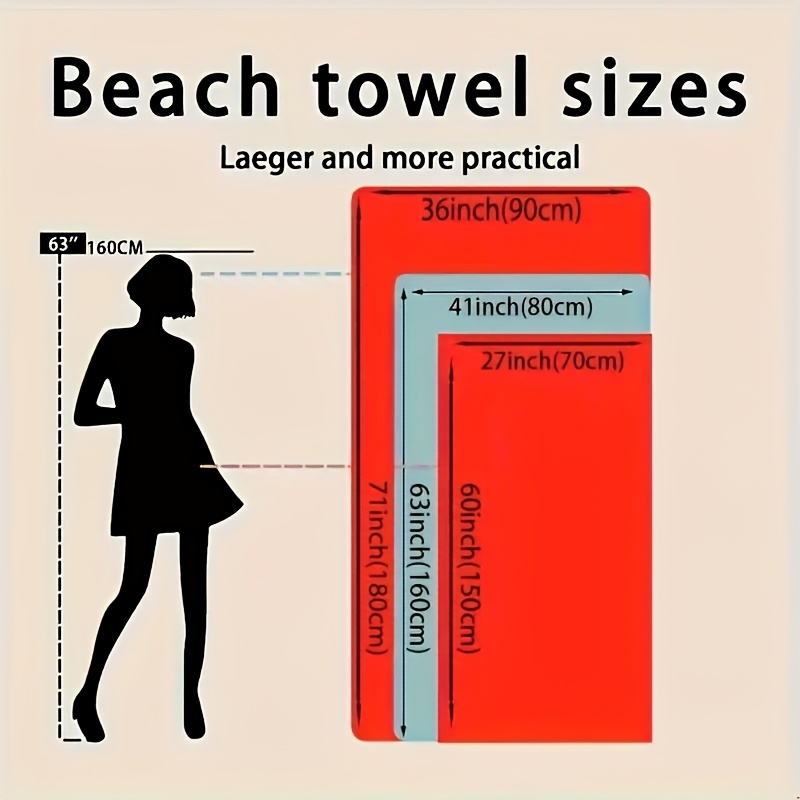 Custom Photo/Logo/Text Beach Towel for Beach Vacation