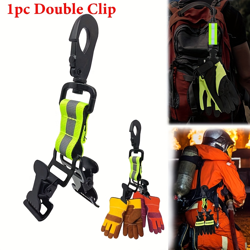 E-shop Metallische Nylon Handschuhclips | - und Doppelclip-Optionen | Zahnförmiges Griffdesign für sicheren Halt | Gut sichtbarer Handschuhclip |