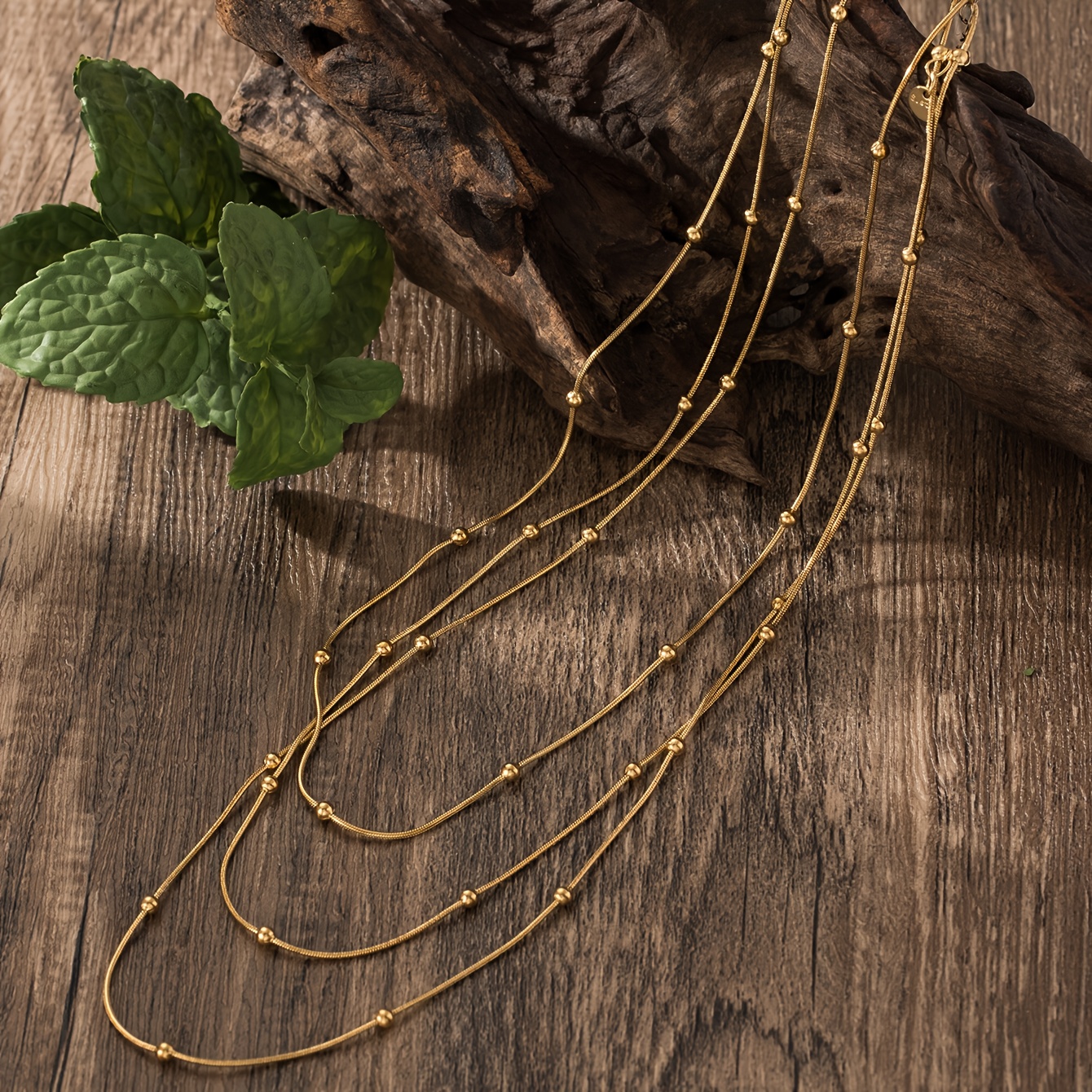 E-shop Vintage Elegante Halskette mit geometrischem Design und Kunstperlen aus 304 Edelstahl für Damen, elegantes Party-Geschenk zum Muttertag und