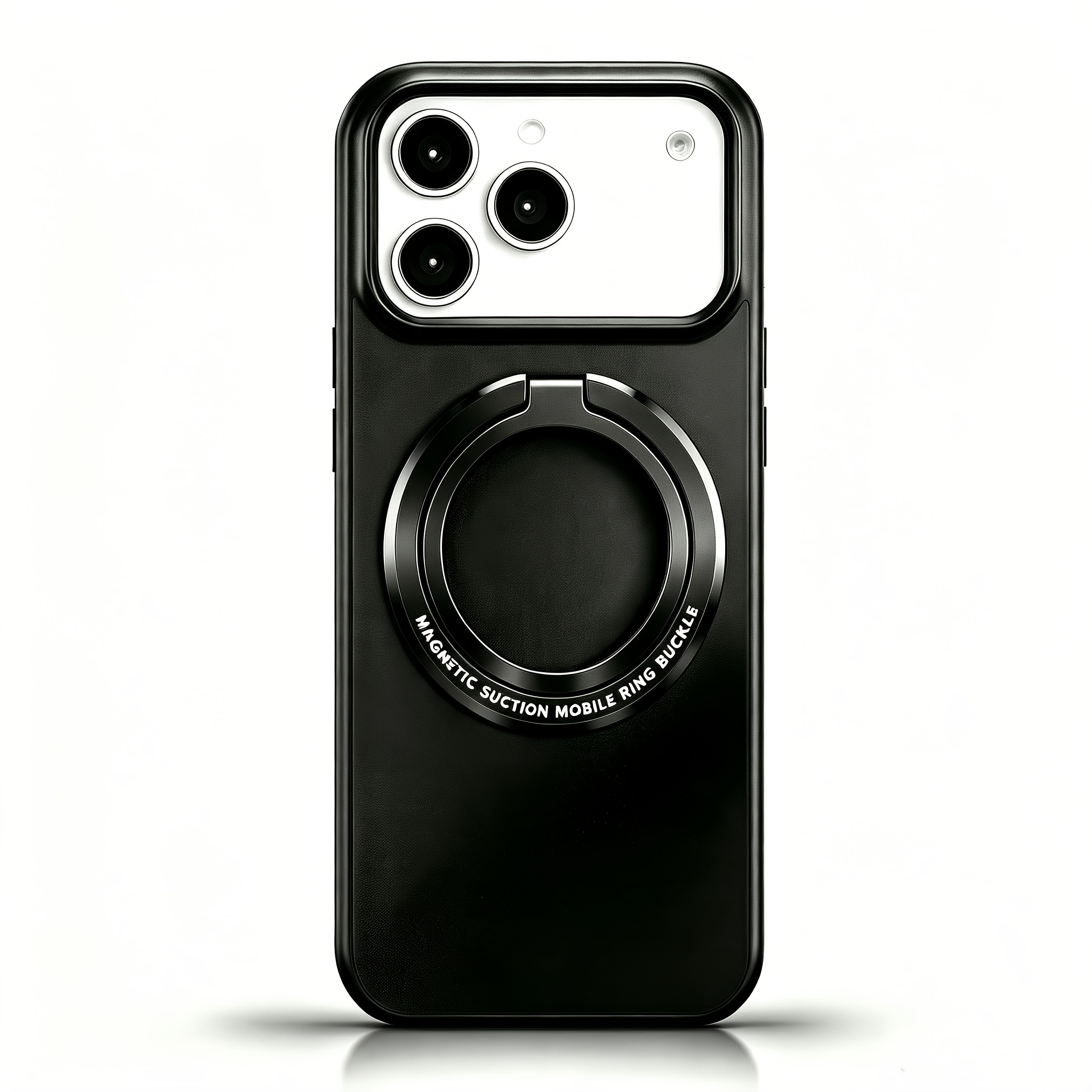 TEMU Support porte-bague rotatif à 360° avec prise en main pour téléphone portable, support magnétique de voiture, autocollant arrière pour iPhone 17