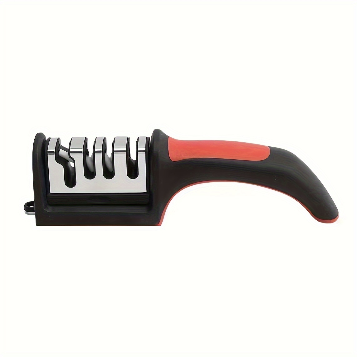 Image of 4-stage Manual Knife Sharpener - Quick, Efficient Sharpening For Kitchen & Restaurant Use, Durable Abs Material