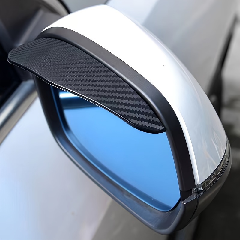 Auto-Rückspiegel-Regenschutz, verdickte Kohlefaser-Textur Auto