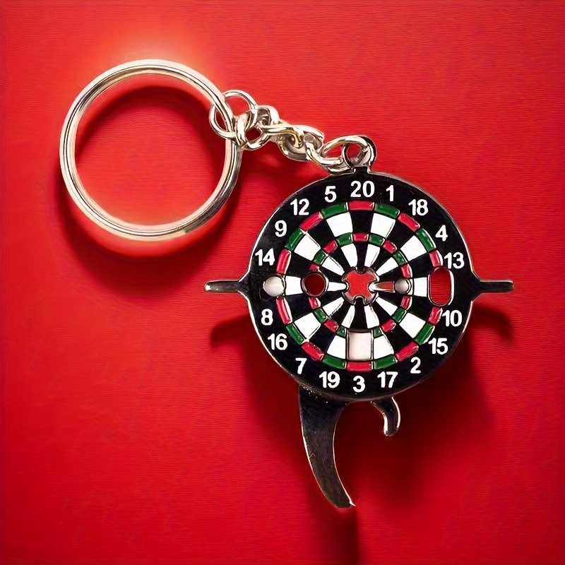 Dart Keychains With Bottle Openers - Iron Construction - Suitable 14+ - Fun And Functional - Perfect For Darts Enthusiasts